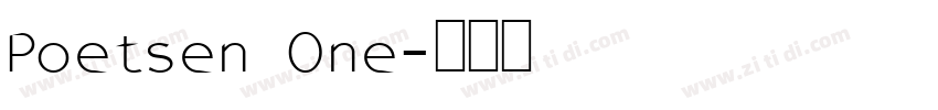 Poetsen One字体转换